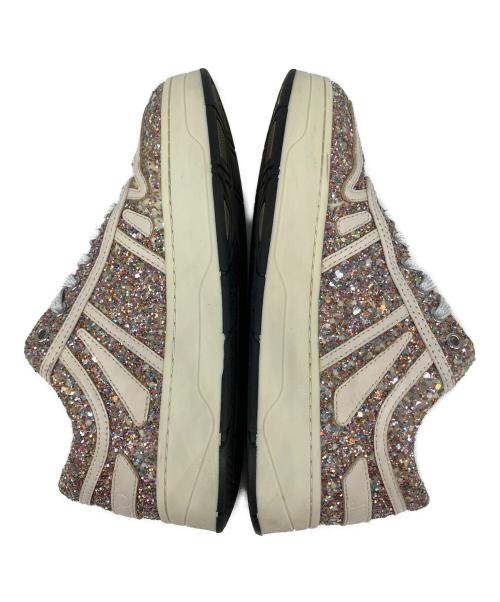 JIMMY CHOO（ジミーチュウ）JIMMY CHOO (ジミーチュウ) ローカットスニーカー ホワイト×ピンク サイズ:SIZE 36の古着・服飾アイテム