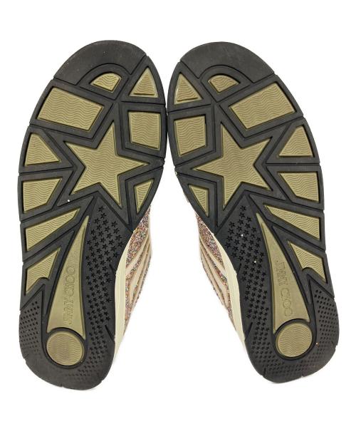 JIMMY CHOO（ジミーチュウ）JIMMY CHOO (ジミーチュウ) ローカットスニーカー ホワイト×ピンク サイズ:SIZE 36の古着・服飾アイテム