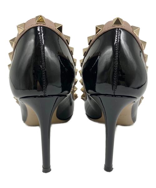 VALENTINO（ヴァレンティノ）VALENTINO (ヴァレンティノ) ロックスタッズパンプス ブラック サイズ:SIZE 35 1/2の古着・服飾アイテム
