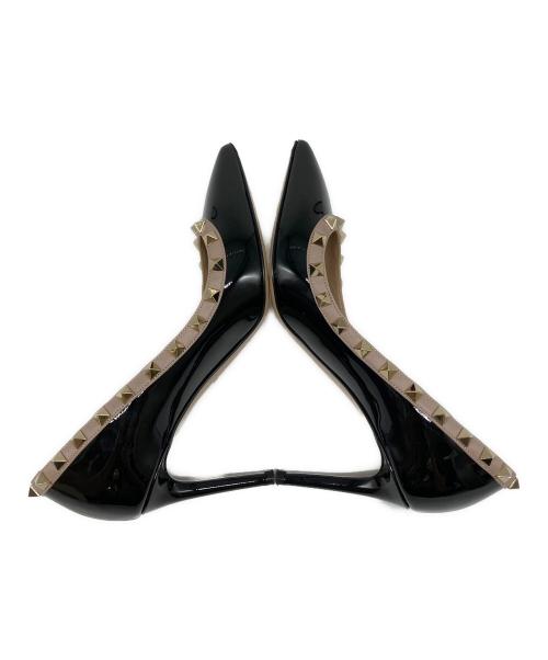 VALENTINO（ヴァレンティノ）VALENTINO (ヴァレンティノ) ロックスタッズパンプス ブラック サイズ:SIZE 35 1/2の古着・服飾アイテム