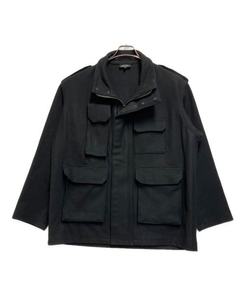 A.P.C.（アーペーセー）A.P.C. (アーペーセー) カラーメルトンコート ブラック サイズ:SIZE Mの古着・服飾アイテム