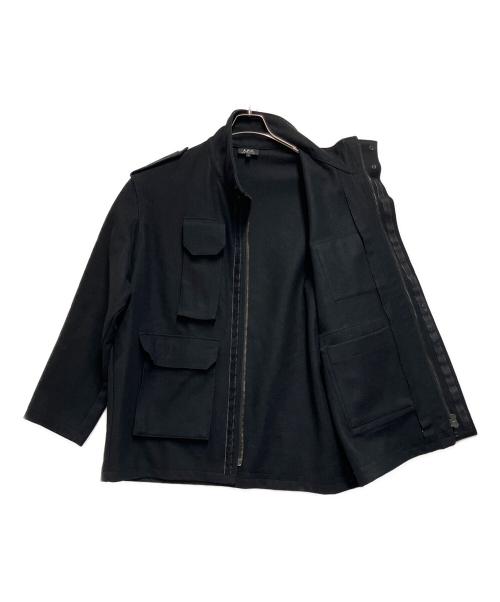 A.P.C.（アーペーセー）A.P.C. (アーペーセー) カラーメルトンコート ブラック サイズ:SIZE Mの古着・服飾アイテム