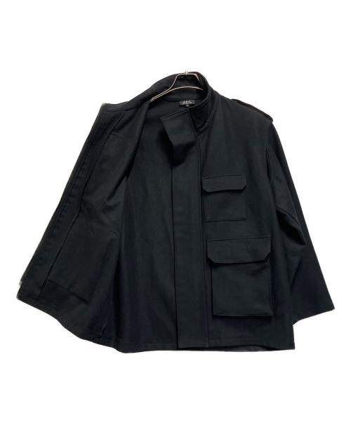 A.P.C.（アーペーセー）A.P.C. (アーペーセー) カラーメルトンコート ブラック サイズ:SIZE Mの古着・服飾アイテム