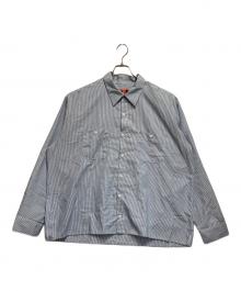 RED KAP（レッド キャップ）の古着「長袖シャツ」｜スカイブルー×ホワイト