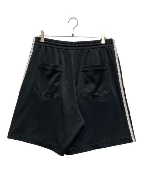 adidas（アディダス）adidas (アディダス) YOHJI YAMAMOTO (ヨウジヤマモト) ハーフパンツ ブラック×ホワイト サイズ:SIZE Mの古着・服飾アイテム