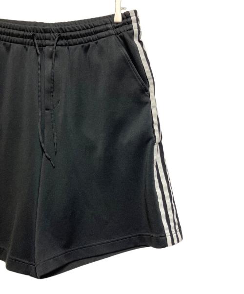 adidas（アディダス）adidas (アディダス) YOHJI YAMAMOTO (ヨウジヤマモト) ハーフパンツ ブラック×ホワイト サイズ:SIZE Mの古着・服飾アイテム