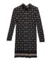 TORY BURCH (トリーバーチ) 長袖ワンピース ブラック サイズ:SIZE XS：4000円