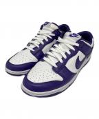 NIKEナイキ）の古着「Dunk Low Retro」｜ホワイト×パープル