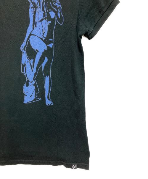 Hysteric Glamour（ヒステリックグラマー）Hysteric Glamour (ヒステリックグラマー) ポロシャツ ブラック サイズ:ＳＩＺＥ　Ｍの古着・服飾アイテム
