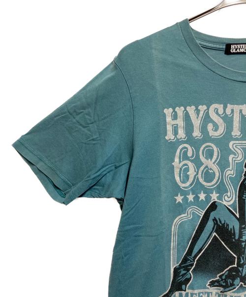 Hysteric Glamour（ヒステリックグラマー）Hysteric Glamour (ヒステリックグラマー) 半袖カットソー グリーン サイズ:Mの古着・服飾アイテム