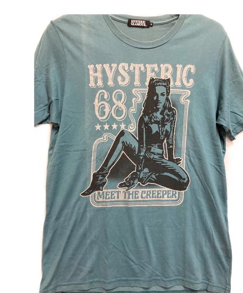 Hysteric Glamour（ヒステリックグラマー）Hysteric Glamour (ヒステリックグラマー) 半袖カットソー グリーン サイズ:Mの古着・服飾アイテム
