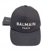 BALMAINバルマン）の古着「キャップ」｜ブラック