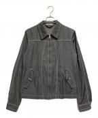 COMME des GARCONS HOMME PLUSコムデギャルソンオムプリュス）の古着「ジップジャケット」｜ブラック