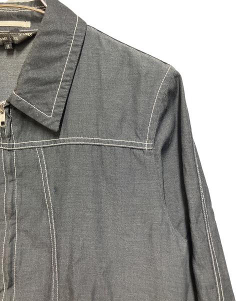 COMME des GARCONS HOMME PLUS（コムデギャルソンオムプリュス）COMME des GARCONS HOMME PLUS (コムデギャルソンオムプリュス) ジップジャケット ブラック サイズ:SIZE Mの古着・服飾アイテム