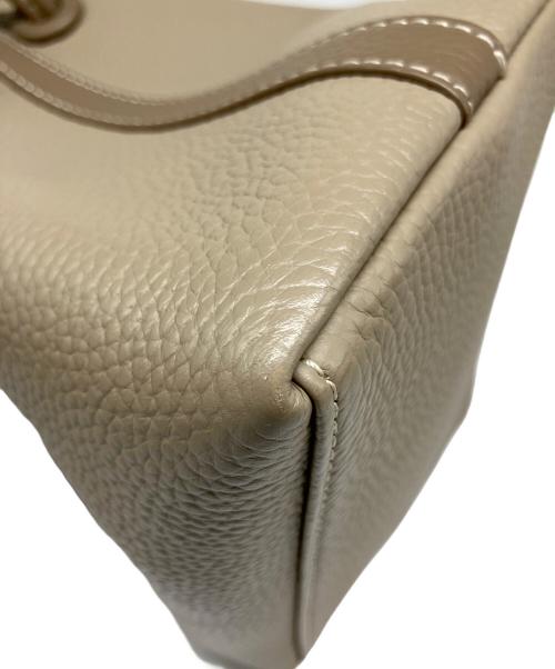 VASIC（ヴァジック）VASIC (ヴァジック) 巾着バッグ ベージュの古着・服飾アイテム