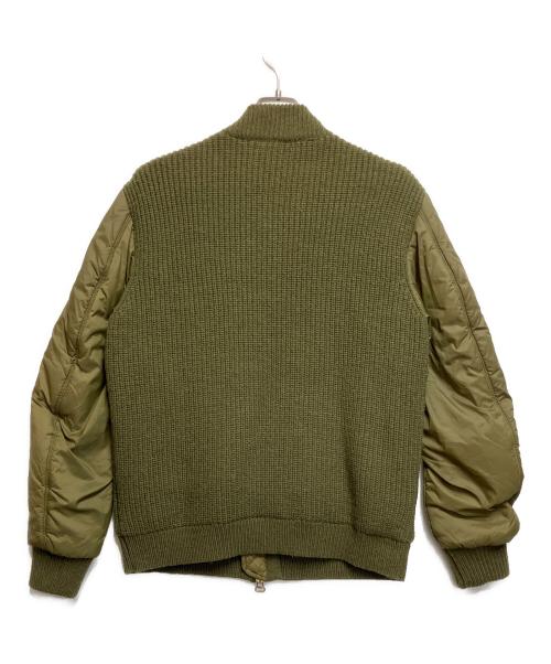 DIESEL（ディーゼル）DIESEL (ディーゼル) 切替MA-1ジャケット オリーブ サイズ:SIZE Mの古着・服飾アイテム