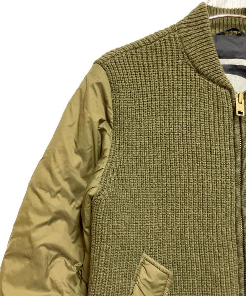 DIESEL（ディーゼル）DIESEL (ディーゼル) 切替MA-1ジャケット オリーブ サイズ:SIZE Mの古着・服飾アイテム
