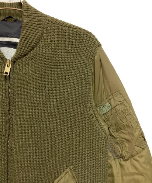 DIESEL（ディーゼル）DIESEL (ディーゼル) 切替MA-1ジャケット オリーブ サイズ:SIZE Mの古着・服飾アイテム