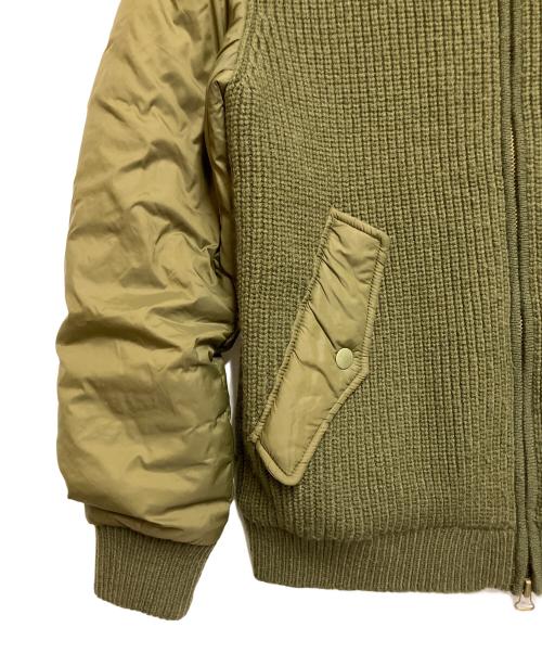 DIESEL（ディーゼル）DIESEL (ディーゼル) 切替MA-1ジャケット オリーブ サイズ:SIZE Mの古着・服飾アイテム