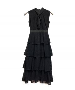 中古・古着通販】ANDMARY (アンドマリー) 長袖ワンピース ブラック