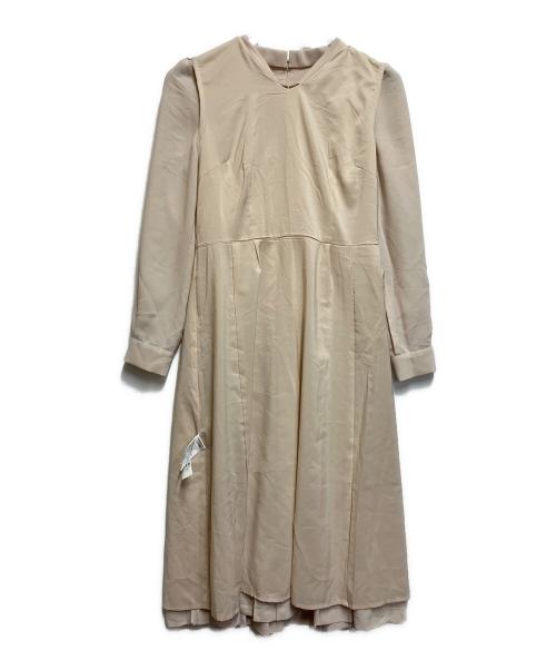 CELFORD（セルフォード）CELFORD (セルフォード) 長袖ワンピース ベージュ サイズ:SIZE Mの古着・服飾アイテム