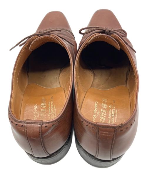 SCOTCH GRAIN（スコッチグレイン）SCOTCH GRAIN (スコッチグレイン) ストレートチップシューズ ブラウン サイズ:SIZE 25cmの古着・服飾アイテム