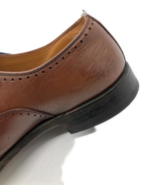 SCOTCH GRAIN（スコッチグレイン）SCOTCH GRAIN (スコッチグレイン) ストレートチップシューズ ブラウン サイズ:SIZE 25cmの古着・服飾アイテム