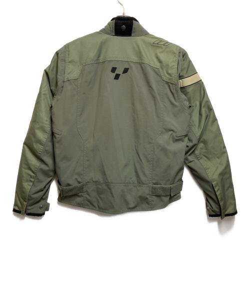 CAN-AM（カンナム）CAN-AM (カンナム) ライダースジャケット グリーン×ブラック サイズ:SIZE Mの古着・服飾アイテム