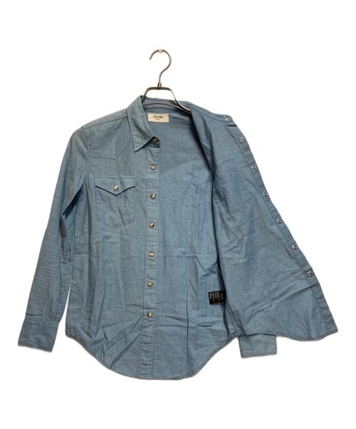 CELINE（セリーヌ）CELINE (セリーヌ) 長袖シャツ インディゴ サイズ:SIZE XSの古着・服飾アイテム