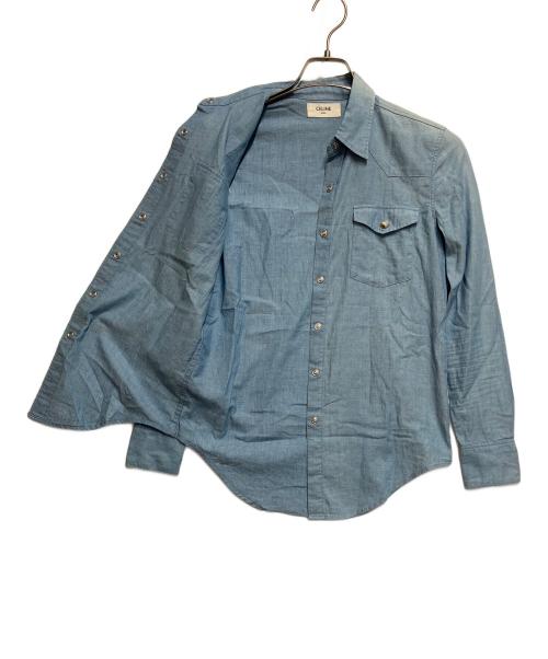 CELINE（セリーヌ）CELINE (セリーヌ) 長袖シャツ インディゴ サイズ:SIZE XSの古着・服飾アイテム