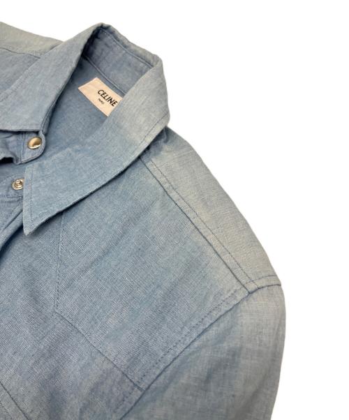 CELINE（セリーヌ）CELINE (セリーヌ) 長袖シャツ インディゴ サイズ:SIZE XSの古着・服飾アイテム