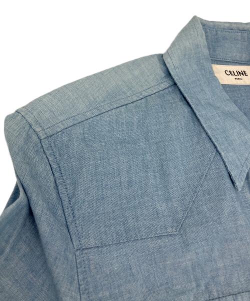 CELINE（セリーヌ）CELINE (セリーヌ) 長袖シャツ インディゴ サイズ:SIZE XSの古着・服飾アイテム