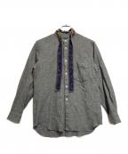 COMME des GARCONS HOMME PLUSコムデギャルソンオムプリュス）の古着「長袖シャツ」｜グレー