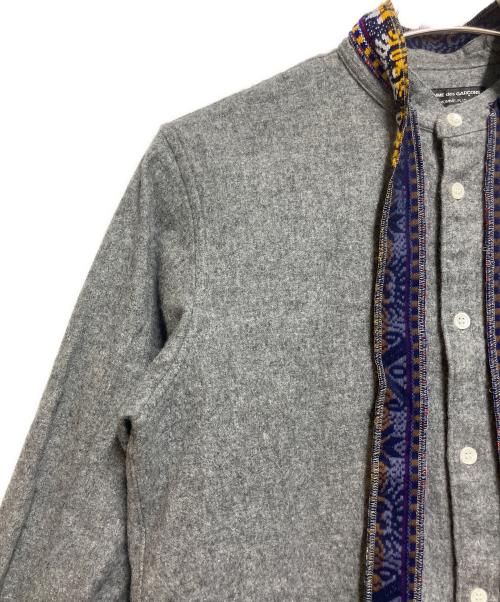COMME des GARCONS HOMME PLUS（コムデギャルソンオムプリュス）COMME des GARCONS HOMME PLUS (コムデギャルソンオムプリュス) 長袖シャツ グレー サイズ:SIZE Sの古着・服飾アイテム
