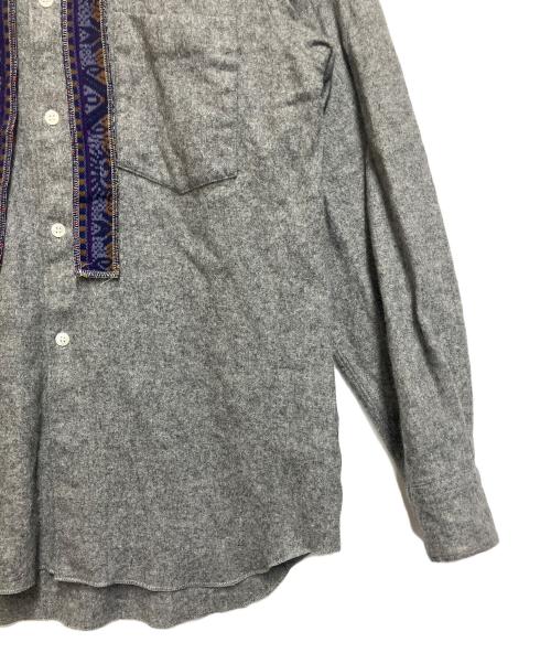 COMME des GARCONS HOMME PLUS（コムデギャルソンオムプリュス）COMME des GARCONS HOMME PLUS (コムデギャルソンオムプリュス) 長袖シャツ グレー サイズ:SIZE Sの古着・服飾アイテム