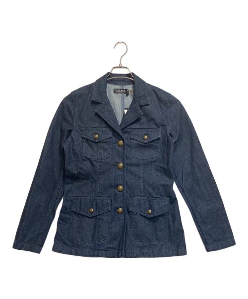 LAUREN RALPH LAUREN（ローレン ラルフ ローレン）LAUREN RALPH LAUREN (ローレン ラルフ ローレン) デニムジャケット インディゴ サイズ:SIZE 4の古着・服飾アイテム