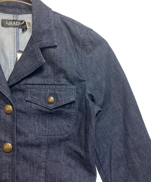 LAUREN RALPH LAUREN（ローレン ラルフ ローレン）LAUREN RALPH LAUREN (ローレン ラルフ ローレン) デニムジャケット インディゴ サイズ:SIZE 4の古着・服飾アイテム