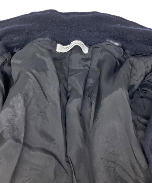 COMME des GARCONS COMME des GARCONS（コムデギャルソン コムデギャルソン）COMME des GARCONS COMME des GARCONS (コムデギャルソン コムデギャルソン) Pコート ブラック サイズ:SIZE  Freeの古着・服飾アイテム