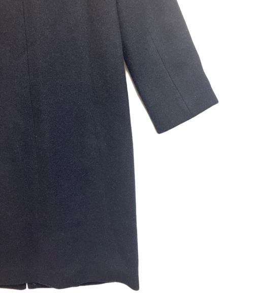J.PRESS（ジェイプレス）J.PRESS (ジェイプレス) FOX FLANNEL ノーカラーコート ネイビー サイズ:SIZE Mの古着・服飾アイテム