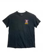 powell peralta×ムラサキスポーツパウエルペラルタ×ムラサキスポーツ）の古着「半袖カットソー」｜ブラック
