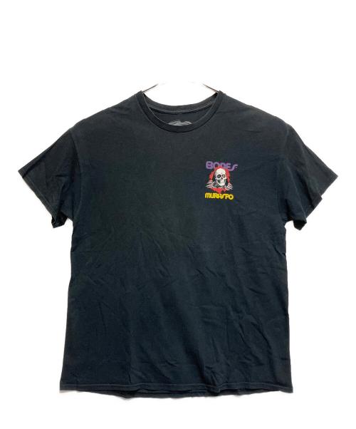 powell peralta（パウエルペラルタ）powell peralta (パウエルペラルタ) ムラサキスポーツ (ムラサキスポーツ) 半袖カットソー ブラック サイズ:SIZE XLの古着・服飾アイテム