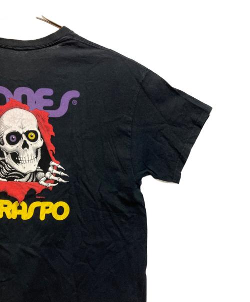 powell peralta（パウエルペラルタ）powell peralta (パウエルペラルタ) ムラサキスポーツ (ムラサキスポーツ) 半袖カットソー ブラック サイズ:SIZE XLの古着・服飾アイテム