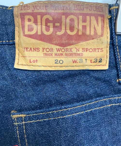 BIG JOHN（ビッグジョン）BIG JOHN (ビッグジョン) デニムパンツ インディゴ サイズ:SIZE 78.5cm (W31)の古着・服飾アイテム