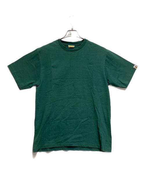A BATHING APE（アベイシングエイプ）A BATHING APE (アベイシングエイプ) 半袖カットソー グリーン サイズ:SIZE Ｌの古着・服飾アイテム