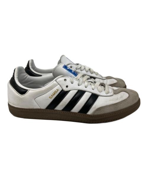 adidas（アディダス）adidas (アディダス) SAMBA ホワイト×ブラック サイズ:26の古着・服飾アイテム
