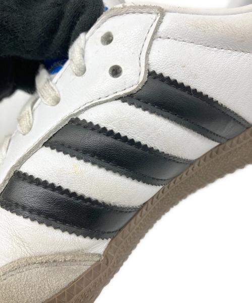 adidas（アディダス）adidas (アディダス) SAMBA ホワイト×ブラック サイズ:26の古着・服飾アイテム