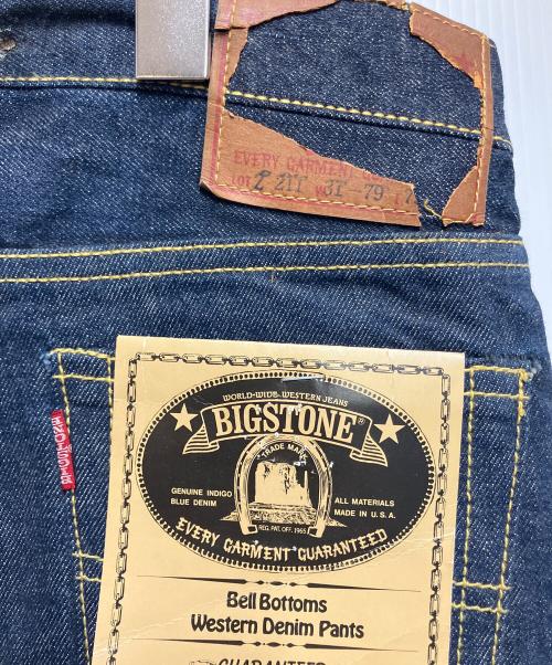 BIGSTONE（ビッグストーン）BIGSTONE (ビッグストーン) デニムパンツ インディゴ サイズ:SIZE 78.5cm (W31)の古着・服飾アイテム