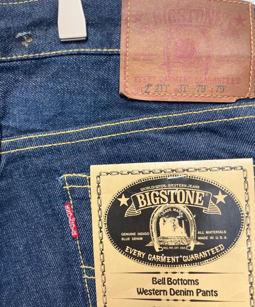 BIGSTONE（ビッグストーン）BIGSTONE (ビッグストーン) デニムパンツ インディゴ サイズ:SIZE 78.5cm (W31)の古着・服飾アイテム