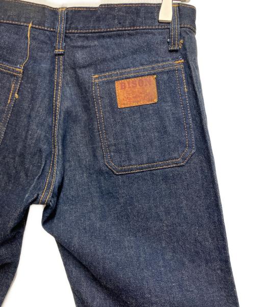 BISON（バイソン）BISON (バイソン) デニムパンツ インディゴ サイズ:SIZE 81cm (W32)の古着・服飾アイテム