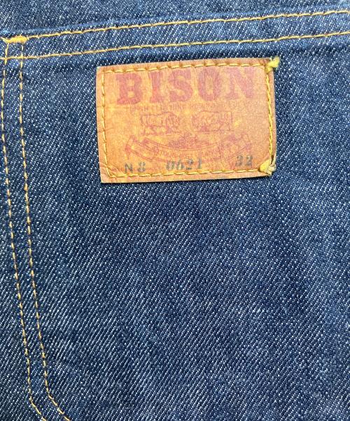 BISON（バイソン）BISON (バイソン) デニムパンツ インディゴ サイズ:SIZE 81cm (W32)の古着・服飾アイテム